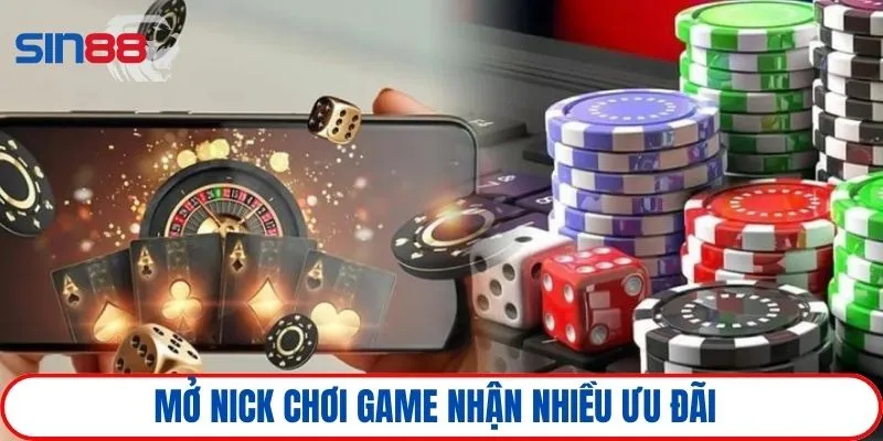 Đăng nhập SIN88 2 Mở nick chơi game nhận nhiều ưu đãi